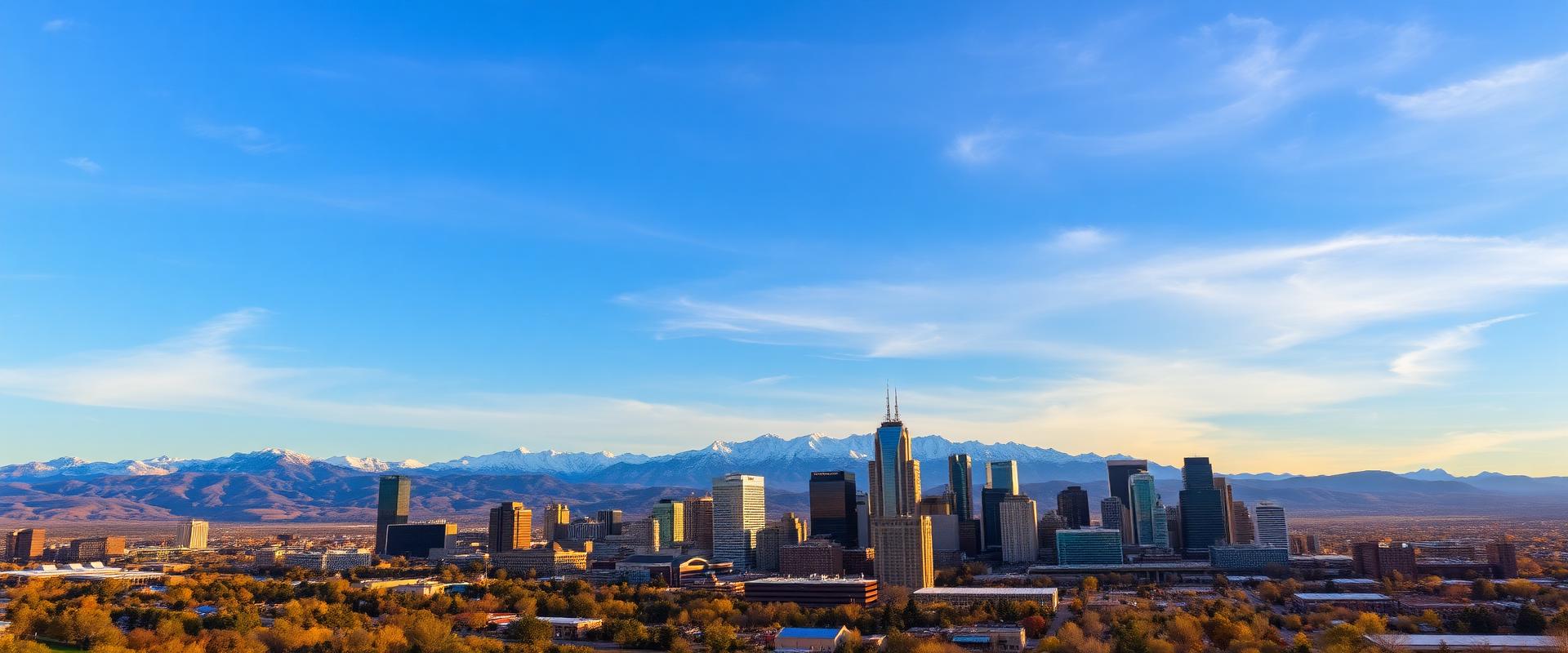 Denver Colorado skyline near our chiropractic clinic